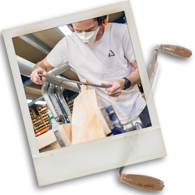 Shaping Bat THE BAT MAKING PROCESS – Chase Cricket Limited