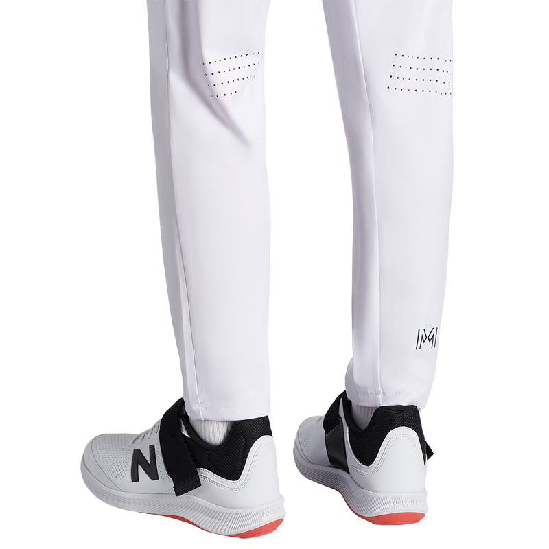 METTLE CRICKET TROUSERS WHITE ANKLE FIT